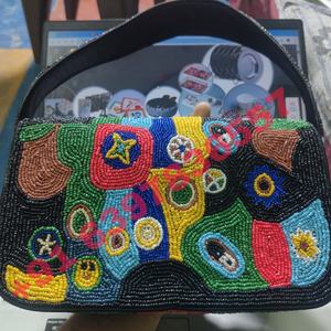 Bolso Bandolera de Moda con Cuentas de Cristal y Diseño de Bandera de Texas, Cartera con Solapa para Mujer, Ideal para Festivales, Atuendos Casuales y Uso Diario - Product Image 2
