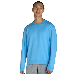 เสื้อสเวตเชิ้ตคอกลมผู้ชาย ผ้าฝ้าย 100% สีพื้น ทรงปกติ ผ้าถัก ใส่สบายๆ สำหรับฤดูใบไม้ร่วง - Product Image 5