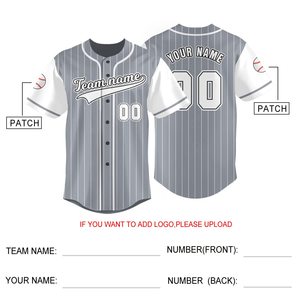 Retro Inspired <b>Baseball</b> Jersey with Striped Details and Athletic Button Closure High Quality <b>Baseball</b> Jersey - Product Image 4