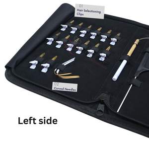 Kit Profesional de Herramientas para Extensiones de Cabello con Pinza de Crimpado de Micro Anillos de 3 Orificios, Herramienta de Instalación de Micro Enlaces, Accesorios de Salón - Product Image 3