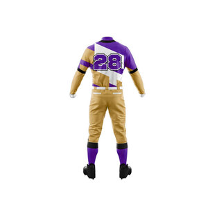 Solid Trader Professional Athletic Cut Quick Drying Light Material Sublimated Team <b>Club</b> Uniform Set Baseball Uniform - Product Image 5