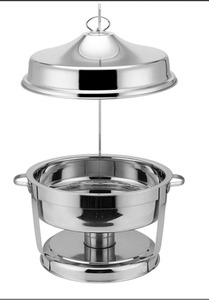 Recipiente tradicional de acero inoxidable para calentar comida garantiza una temperatura constante del primer invitado al último. - Product Image 3