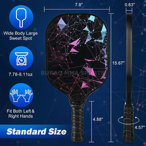 Raqueta de Tenis de Playa Unisex de Carbono Completo, Núcleo de EVA Suave con Bolsa de Transporte de Nailon - Product Image 5