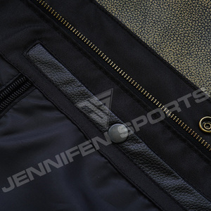 Gilet de moto d'hiver décontracté et respirant pour homme en cuir véritable de qualité supérieure, design antique, vêtement d'extérieur pour motard - Product Image 5