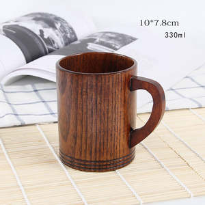 Mug à café en bois TIMELESS CRAFT - Design sculpté à la main, couleurs et logo personnalisables, cadeau d'affaires pour hôtels et restaurants - Product Image 6