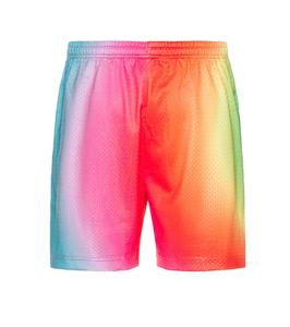 Short en maille de gymnastique à sublimation personnalisé Short en polyester imprimé de plage d'été respirant Short de basket-ball personnalisé pour hommes - Product Image 2