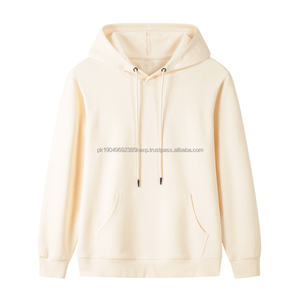 Abrigo deportivo cálido de algodón puro personalizado para hombre, sudaderas con capucha impermeables a prueba de sudor con patrón sólido de terciopelo, ODM, muestra gratis al por mayor - Product Image 5