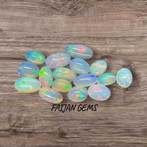 Cabujón de ópalo etíope de alta demanda, forma de mezcla suave Natural, piedras preciosas ovaladas sueltas, fabricación de joyas, suministro a granel a terceros - Product Image 3