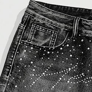 Shorts en jean pour hommes, nouvelle collection, tendance, haute qualité, taille élastique, prix abordable, nouvelle arrivée - Product Image 6