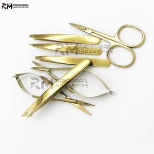 Pinzas para cejas de Plasma dorado de buena calidad, embalaje personalizado de acero inoxidable, nuevo estilo, pinzas para cejas - Product Image 2