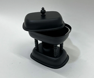 Elegant Frost Silver Stainless Steel Chafing Dish Stand Tealight Included Premium <b>Buffet</b> Food <b>Warmer</b> Eco-friendly Catering - Product Image 3