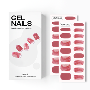 เล็บปลอมเจลกึ่งสำเร็จรูปคุณภาพระดับซาลอนแท้ 100% จากเกาหลี สติ๊กเกอร์ติดเล็บ ทำเล็บง่าย ปลอดภัยสำหรับคนทานมังสวิรัติ ไม่ทดลองกับสัตว์ ปลอดสารพิษ ปรับแต่งได้ - Product Image 1