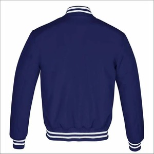 Nouvelle Arrivée - Blouson Universitaire Personnalisé à Col Montant avec Logo Frontal, Style Urbain Hiver pour Homme - Vente Flash - Product Image 2