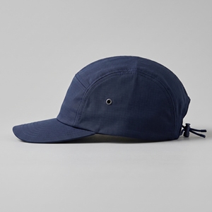 Gorra Deportiva Azul de 5 Paneles, Malla de Nailon, Impermeable, Transpirable, de Secado Rápido, Ajustable, para Campamento, Deportes al Aire Libre, Estilo Techwear, para Correr, Fabricación B2B OEM - Product Image 2