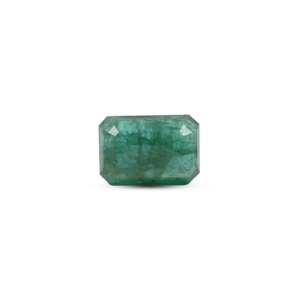 Loose Synthetic Zambian Emerald 5.95 Carat 8x10mm Emerald Cut Gemstone for Fine Jewelry - Product Image 2