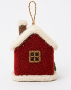 Adorno Navideño de Fieltro de Lana Hecho a Mano, Ecológico y Moderno, Diseño Personalizado OEM del Himalaya, para Colgar en la Pared, Modelo BH-FC-06, Venta al Por Mayor - Product Image 2