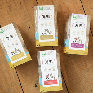 [EJ International] Gaeppeong Friandises pour chiens sans gluten, biologiques, croustillantes, en forme d'os, à la patate douce violette - Product Image 1