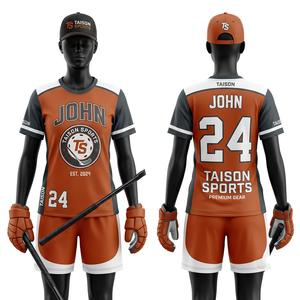 Camiseta de Fútbol Sala para Mujer, Premium, 160 GSM, Malla de Poliéster que Absorbe la Humedad, Naranja y Gris, Manga en Contraste, Logotipo del Equipo Personalizado, Ropa Deportiva - Product Image 4