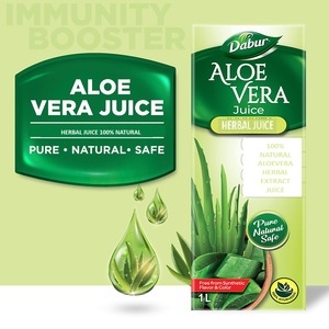 Jus d'aloe vera sauvage 100% pur et naturel pressé à froid Dabur, boisson bien-être à base de plantes, aloe vera naturel pour le soutien quotidien de la santé - Product Image 2