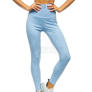 กางเกงโยคะผู้หญิงคุณภาพสูงพร้อมโลโก้สั่งทำ เอวยางยืด ความยาวเต็มตัว สีพื้น มีสินค้าพร้อมส่ง ราคาสมเหตุสมผล - Product Image 5
