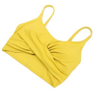 Nouveau design couleur unie dos croisé Yoga soutien-gorge fitness sport soutien-gorge course gilet exercice gilet sport soutien-gorge - Product Image 1