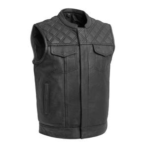 Gilet de sécurité moto en cuir coupe-vent grande taille pour homme, personnalisé OEM, étanche, fabriqué au Pakistan, modèle 2026 - Product Image 5