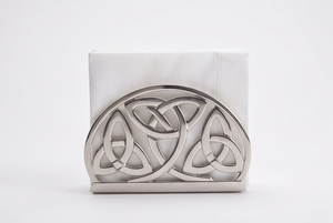 Servilletero de Metal con Diseño Entrelazado de Nudos Celticos, Textura Fundida, para Cocina y Comedor, Venta al por Mayor - Product Image 3