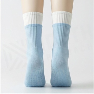 Chaussettes North Approach pour adultes, bleu clair, respirantes, tricotées, pour un usage quotidien décontracté, saison estivale - Product Image 2
