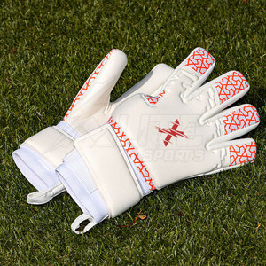 Youth Professional Rubber Injector Goalkeeper Gloves Latex Palm Grip Breathable Flexible <b>Finger</b> Fit Adjustable <b>Strap</b> for - Product Image 3
