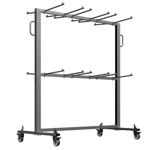 Carrello Pieghevole per Sedie da Hotel, Capacità 800 LBS, 84 Sedie/12 Tavoli + 42 Sedie a Doppio Strato, Carrello Robusto per Facile Stoccaggio - Product Image 4
