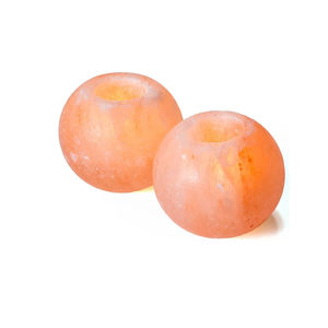 Porte-bougie en sel rose de l'Himalaya Abbott Minerals, brûleur décoratif pour la maison, sculpté à la main, motif amour naturel - Product Image 5