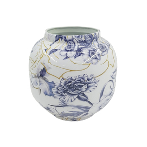 Precios de Oferta: Florero Metálico Dorado de Gran Tamaño para Decoración de Mesa en Hogar y Bodas, Hecho a Mano y Personalizado - Product Image 1