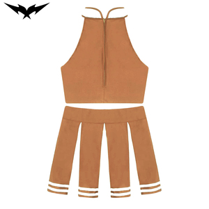 Uniforme de cheerleading personnalisé Bigetron Sports - Service OEM - Spandex/Polyester - Contraste de couleurs - Options de logo personnalisé - Transfert thermique - Product Image 6