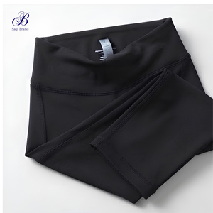 Saqi Brand Breathable <b>Lace</b> Full Length Ribbed Yoga Tights Thin Fit women's <b>leggings</b> Quality high waist yoga <b>legging</b> for woman - Product Image 5