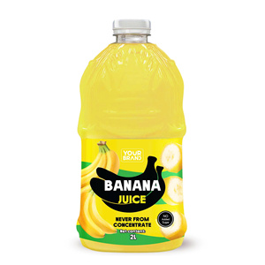 Jugo de Plátano Natural 2L, Bebida de Fruta con Etiqueta Personalizada al por Mayor, Fabricante de Botellas PET en Vietnam - Product Image 1