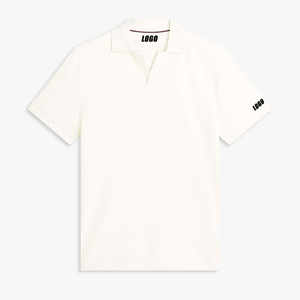 Polo en maille interlock coupe classique pour homme, best-seller, avec logo personnalisé, respirant, en coton premium, doux, classique et décontracté - Product Image 6