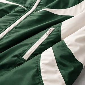 Pantalon coupe-vent sportif réversible en nylon écologique grande taille, respirant, imprimé, teint en pièce, avec logo, collection automne 2026 - Product Image 4