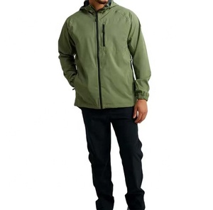 Veste coupe-vent personnalisée de haute qualité avec logo, imperméable, légère, à capuche, coupe-vent, résistante à l'eau pour hommes - Product Image 4