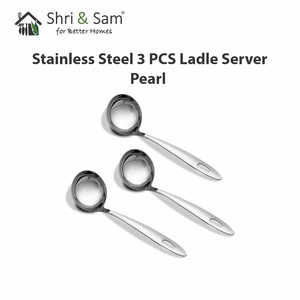 3 uds cucharón de acero inoxidable servidor perla utensilios Premium para servir y servir platos - Product Image 2