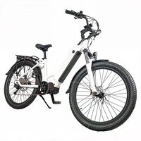 Vélo de montagne électrique avec moteur central BAFANG, pneus de 26*3 pouces, batterie 48V20AH, freins à disque hydrauliques doubles, cadre en alliage de lithium