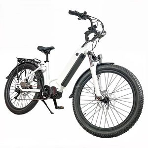 Bicicleta eléctrica de montaña con motor central BAFANG, neumáticos de 27.5*3 pulgadas, batería de 48V20AH, frenos de disco hidráulicos dobles y cuadro de aleación de litio. - Product Image 3