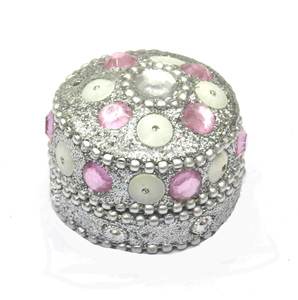 Caja de Regalo Económica con Cuentas y Espejo, Caja Redonda con Diferentes Diseños, Organizador de Joyas, Caja de Metal Decorativa para Pastillas con Calidad - Product Image 6