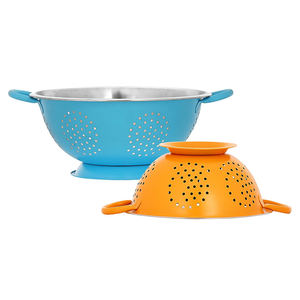 Colador de Metal de Alta Calidad con Mango de Acero Inoxidable, Apto para Lavavajillas, Malla Fina, Ofrece Resistencia Superior para Alimentos Pesados como Pasta - Product Image 2