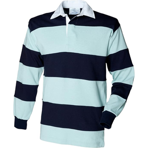 Fabuleux Maillot de Rugby pour Hommes à Manches Longues, Style Polo Rayé Cousu, Haut de Rugby Personnalisé - Product Image 2