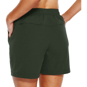 Pantalones cortos deportivos de cintura alta multicolor de verano para mujer, pantalones cortos de felpa para mujer - Product Image 2