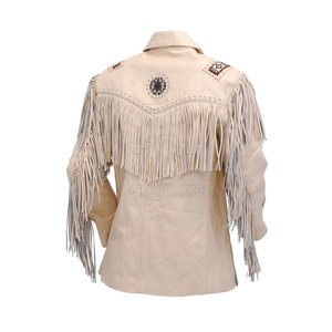 Fashion Fringe Leather <b>Jacket</b> Women Western Boho <b>Suede</b> Tassel Outerwear Motorcycle Biker Coat Custom Wholesale Wholesale - Product Image 6