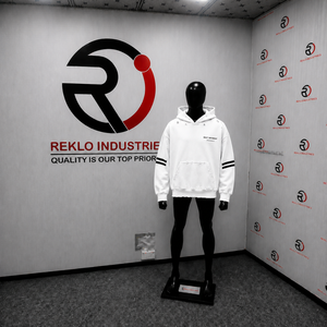 Sweat à capuche blanc surdimensionné personnalisé pour homme, effet vieilli, qualité supérieure, coupe décontractée, style streetwear urbain, skater, hip-hop - Product Image 3