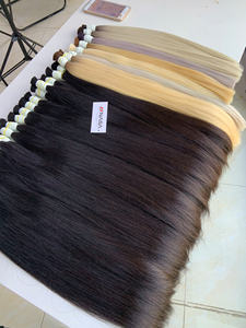 Extensiones de cabello humano real 100% de alta calidad a granel de un solo donante de la empresa NASA precio de fábrica - Product Image 4