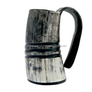 Nouvelle Collection : Chopes à Bière en Corne Faite Main, Design Viking, Écologiques, Modernes, Taille Personnalisée – Idéales pour Hôtels, Décoration Intérieure et Fêtes - Product Image 4