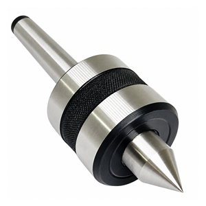 Rodamiento giratorio MT2 de acero con punta de 60 grados para contrapunto de torno de metal y madera - Product Image 1